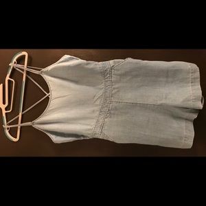 Loft - Chambray Denim Romper